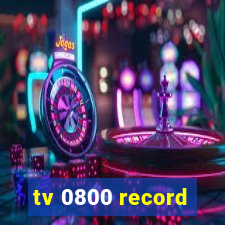 tv 0800 record